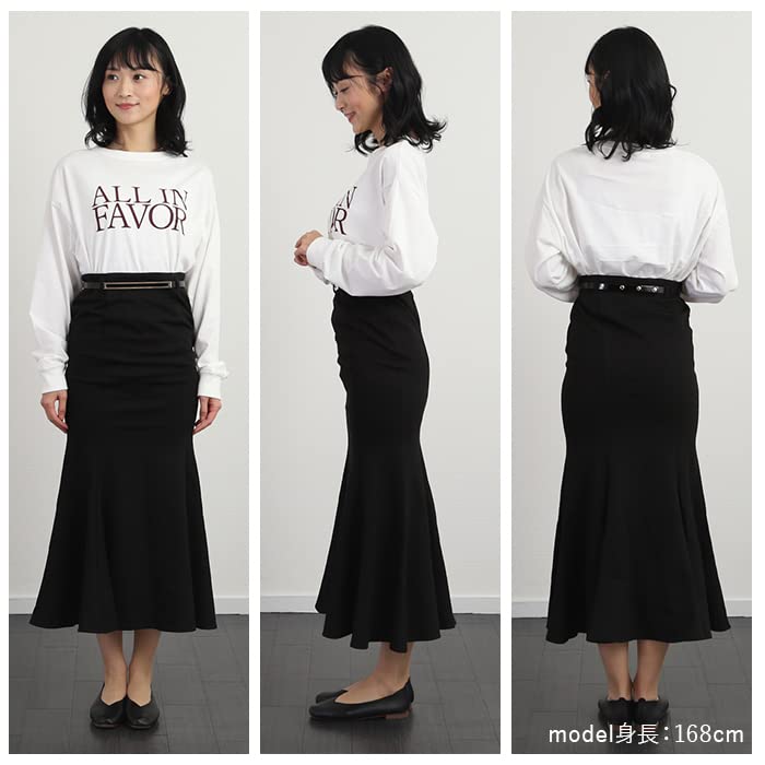 Amazon.co.jp: マーメイドスカート ベルト付き kskirt647 M